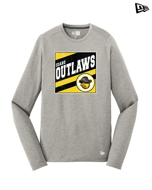 Idaho Outlaws Basketball Square - New Era Performance Long Sleeve