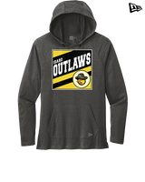Idaho Outlaws Basketball Square - New Era Tri-Blend Hoodie