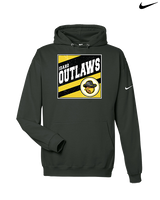 Idaho Outlaws Basketball Square - Nike Club Fleece Hoodie