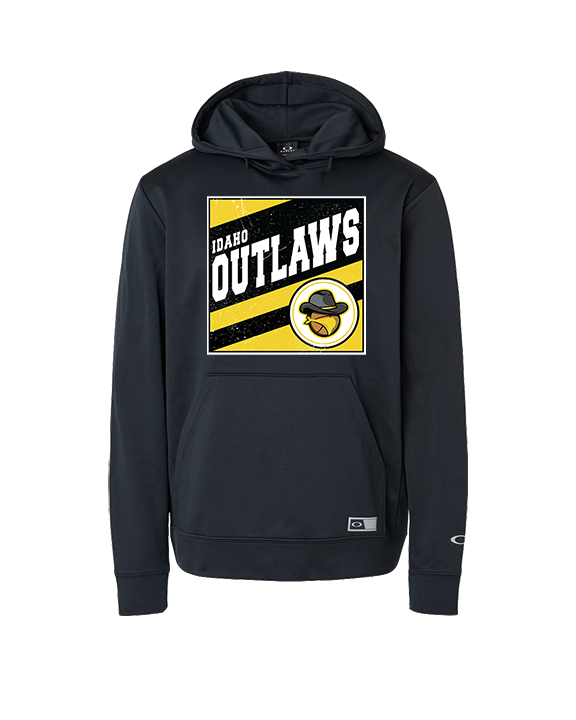 Idaho Outlaws Basketball Square - Oakley Performance Hoodie