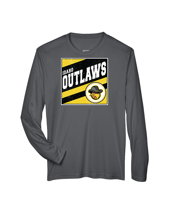 Idaho Outlaws Basketball Square - Performance Longsleeve