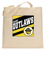 Idaho Outlaws Basketball Square - Tote