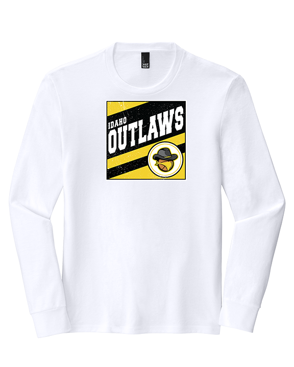 Idaho Outlaws Basketball Square - Tri-Blend Long Sleeve