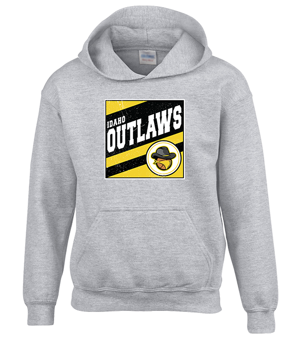 Idaho Outlaws Basketball Square - Unisex Hoodie