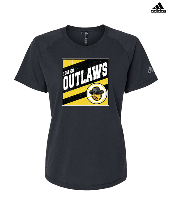 Idaho Outlaws Basketball Square - Womens Adidas Performance Shirt