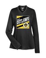 Idaho Outlaws Basketball Square - Womens Performance Longsleeve