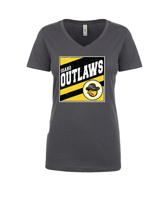 Idaho Outlaws Basketball Square - Womens Vneck