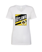 Idaho Outlaws Basketball Square - Womens Vneck