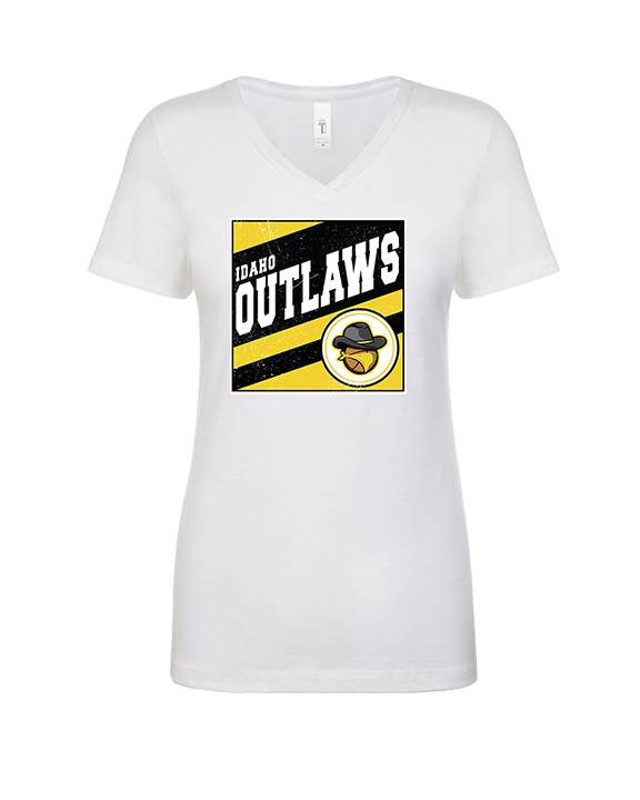 Idaho Outlaws Basketball Square - Womens Vneck