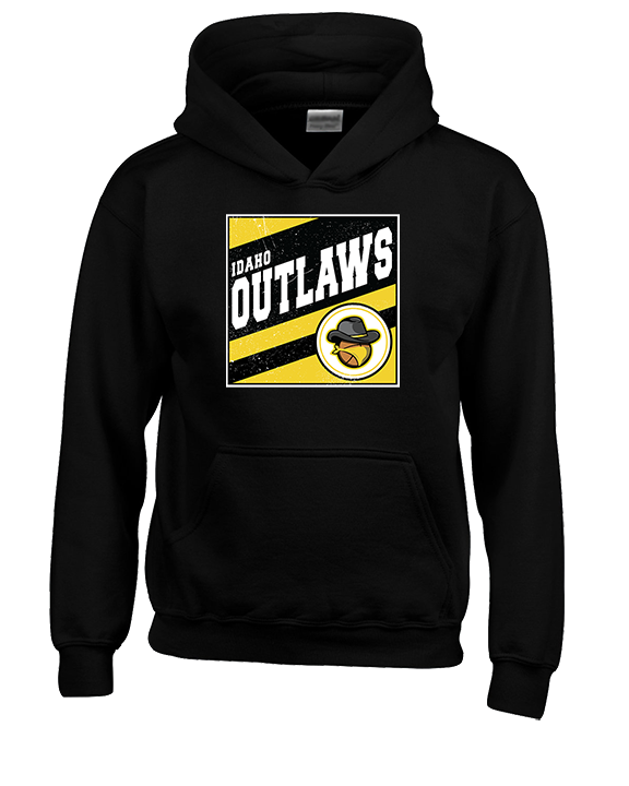 Idaho Outlaws Basketball Square - Youth Hoodie