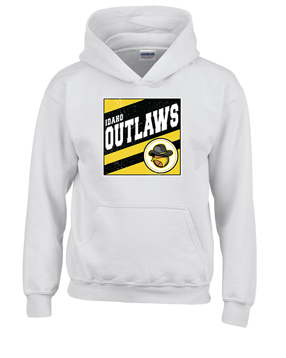 Idaho Outlaws Basketball Square - Youth Hoodie
