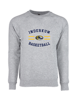 Inderkum HS Basketball Curve - Crewneck Sweatshirt