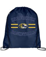 Inderkum HS Basketball Curve - Drawstring Bag