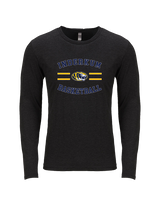 Inderkum HS Basketball Curve - Tri-Blend Long Sleeve