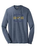 Inderkum HS Basketball Curve - Tri-Blend Long Sleeve