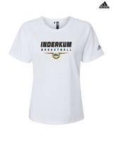 Inderkum HS Basketball Design - Womens Adidas Performance Shirt