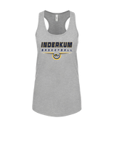 Inderkum HS Basketball Design - Womens Tank Top