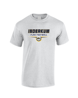 Inderkum HS Flag Football Design - Cotton T-Shirt
