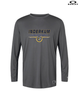 Inderkum HS Flag Football Design - Mens Oakley Longsleeve