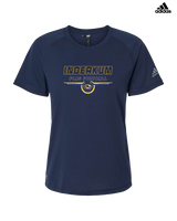 Inderkum HS Flag Football Design - Womens Adidas Performance Shirt