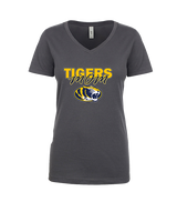 Inderkum HS Flag Football Mom - Womens Vneck
