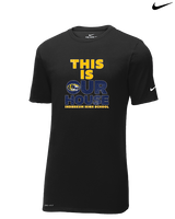 Inderkum HS Flag Football TIOH - Mens Nike Cotton Poly Tee