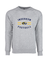 Inderkum HS Football Curve - Crewneck Sweatshirt