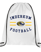 Inderkum HS Football Curve - Drawstring Bag