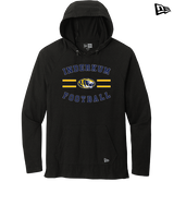 Inderkum HS Football Curve - New Era Tri-Blend Hoodie