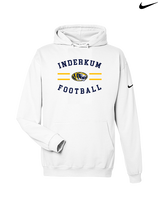 Inderkum HS Football Curve - Nike Club Fleece Hoodie