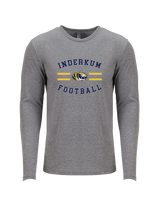 Inderkum HS Football Curve - Tri-Blend Long Sleeve