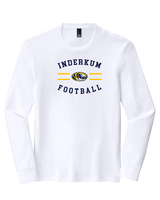 Inderkum HS Football Curve - Tri-Blend Long Sleeve