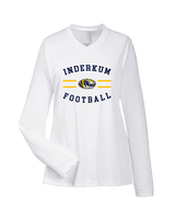 Inderkum HS Football Curve - Womens Performance Longsleeve