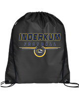 Inderkum HS Football Design - Drawstring Bag