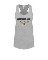 Inderkum HS Football Design - Womens Tank Top