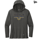 Inderkum HS Staff Design - New Era Tri-Blend Hoodie
