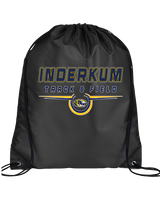 Inderkum HS Track & Field Design - Drawstring Bag