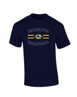 Inderkum HS Volleyball Curve - Cotton T-Shirt