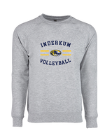 Inderkum HS Volleyball Curve - Crewneck Sweatshirt