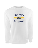 Inderkum HS Volleyball Curve - Crewneck Sweatshirt