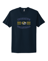 Inderkum HS Volleyball Curve - Mens Select Cotton T-Shirt