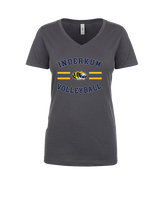 Inderkum HS Volleyball Curve - Womens Vneck
