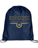 Inderkum HS Volleyball Design - Drawstring Bag
