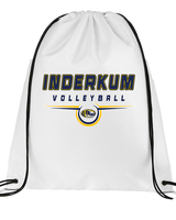 Inderkum HS Volleyball Design - Drawstring Bag