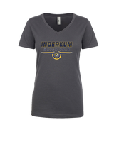 Inderkum HS Water Polo Design - Womens Vneck