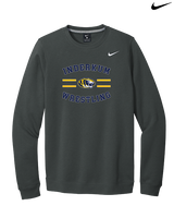 Inderkum HS Wrestling Curve - Mens Nike Crewneck