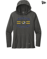 Inderkum HS Wrestling Curve - New Era Tri-Blend Hoodie
