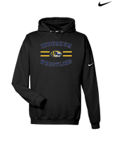 Inderkum HS Wrestling Curve - Nike Club Fleece Hoodie