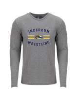 Inderkum HS Wrestling Curve - Tri-Blend Long Sleeve