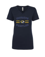 Inderkum HS Wrestling Curve - Womens Vneck
